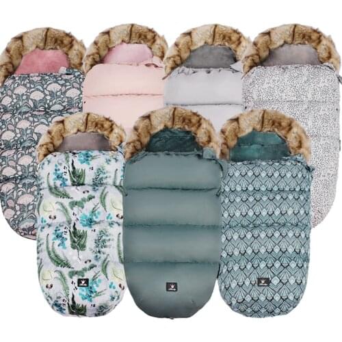 Baby sleeping bag Baby stroller winter windproof thick sleeping bags for babies envelopes for newborns