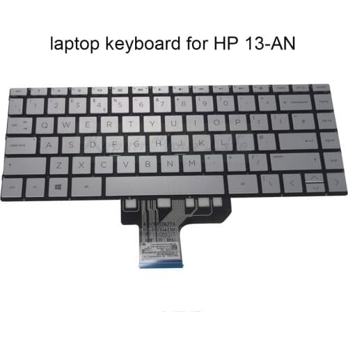 UK Backlight Keyboard for HP Pavilion 13 AN AN0010CA 13-AN0020CA 13-AN0010NR 13-AN0031WM L48503-031 keyboards British light New