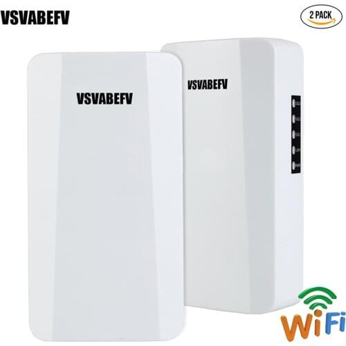 KuWFi Outdoor Wireless WIFI Router 1KM WIFI Bridge 300Mbps Wireless CPE Router With 24V POE Adapter for IP Camera
