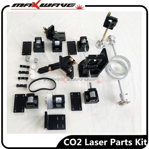 CO2 Laser Head+Reflective Mirror Holder+Laser Tube Support+ Transmission XY Axis Gear for CO2 laser Engraving Cutting Machine