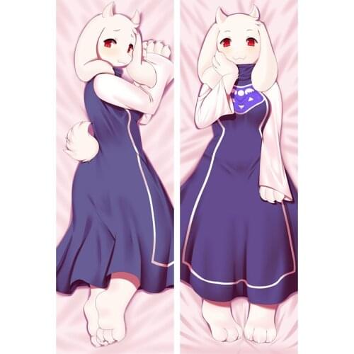 Newly Design Anime Game Undertale Toriel Dakimakura Bed Hugging Body Pillow Case Cover Sexy Women Wife Cushion Case Otaku Pillow