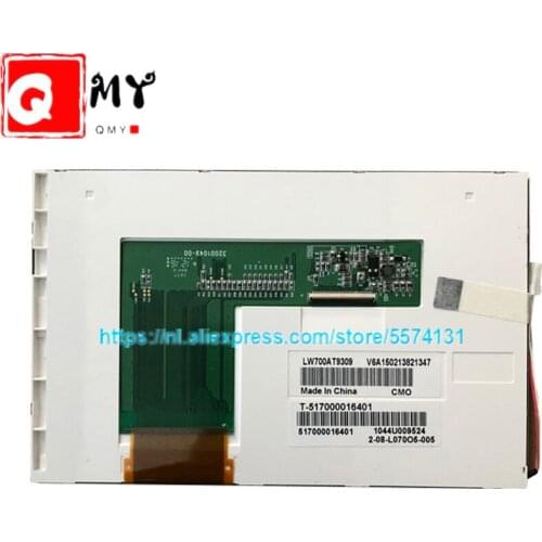 Original 7 inch LCD screen Car GPS navigation LW700AT9309 GNK070NA9390S LCD display Internal screen LCD panel replace
