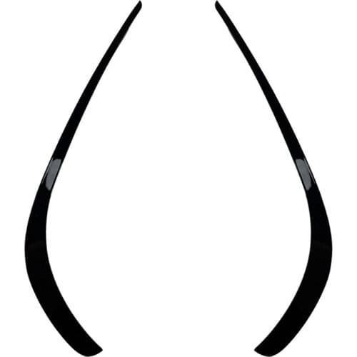 Front Bumper Splitter Spoiler Canard Air Knife Surround Trim for Mercedes-Benz CLS-Class C218 X218 2014-2017 AMG Line