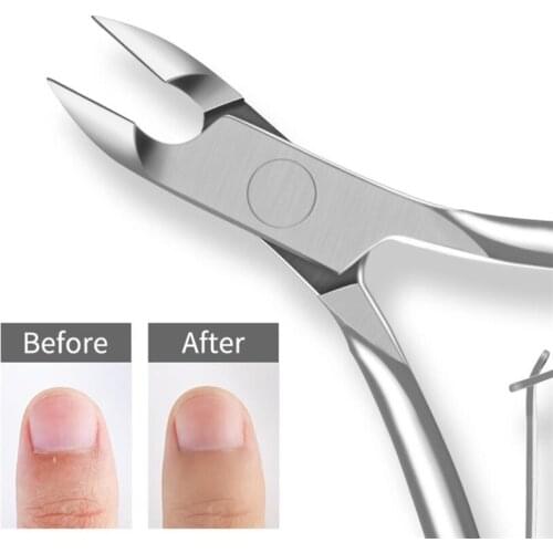 Professional Toenail Nail Cuticle Nipper Care Stainless Steel Nail Cuticle Clipper Dead Skin Remover Manicure Trimmer Tool