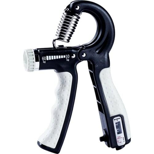 R-Shape Adjustable Countable Hand Grip Strength Exercise Strengthener Gripper Finger Heavy Exerciser Strength for Muscle Trainer