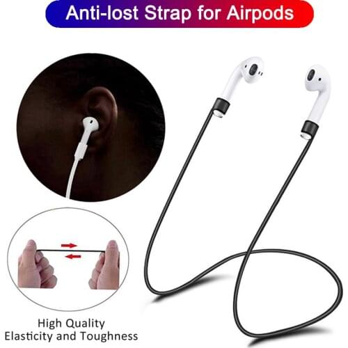 For AirPods Silicone Anti-lost Neck Strap Wireless Earphone String Rope Headphone Cord Earphone For Air Pods Pro Accessory