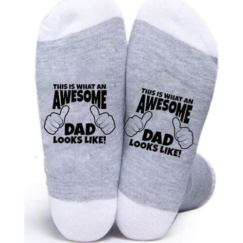 This Is What An Awesome Dad Looks Like socks Fathers Day Gift Daddy to be birthday Christmas Thanksgiving new Year present
