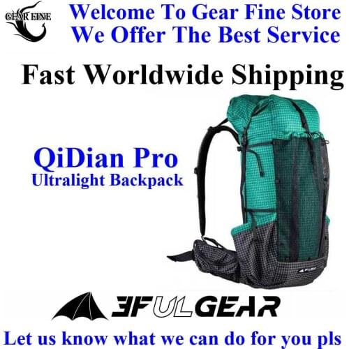 3F UL Gear Qidian Pro Professional Backpacking Bag Super Lightweight Outdoor Camping Hiking Ultralight Backpack
