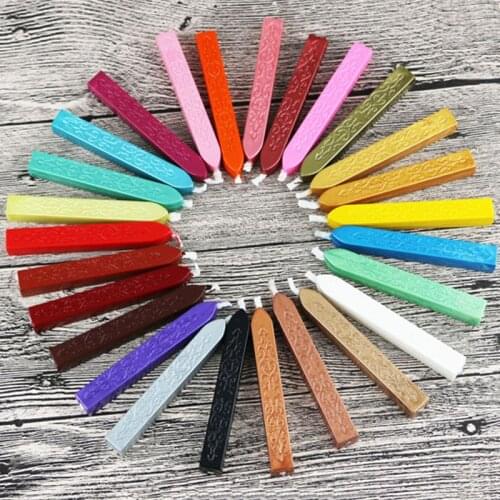 Vintage Sealing Wax Sticks Paint Stamp Seals DIY Sealing Strips Retro Sealing Wax Seal Traditional Cord lampwick 1pcs