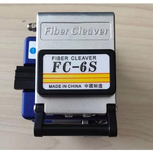 FC 6S fiber cleaver Cold Contact With 12 BladeS FC-6S Metal Material FTTH fiber cable cutter knife cleaver tool