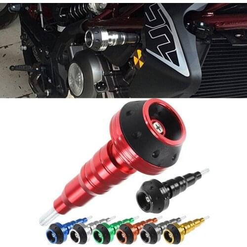 1pc/2pcs Universal 10mm Motorcycle Frame Slider M10 Falling Crash Protector Rod Motorbike Anti-Falling Engine Protection Stick