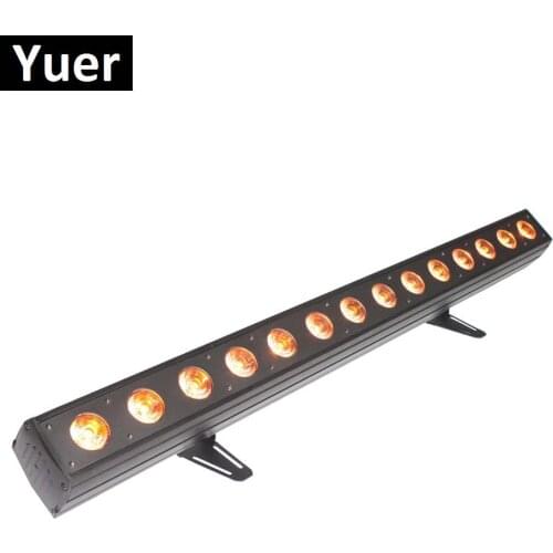 1Pc Professional 14X12W DMX 512 LED Wall Light RGBWA-UV 6IN1 LED Stage Light Dj Lighting Effect LED Light For Party Club Disco