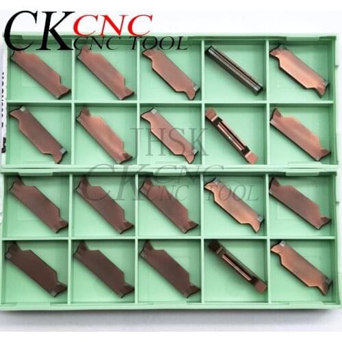 10PCS MGGN300 carbide grooving inserts MGGN300-R P6205 blade turning tools CNC Metal lathe tool cutter slotted blade