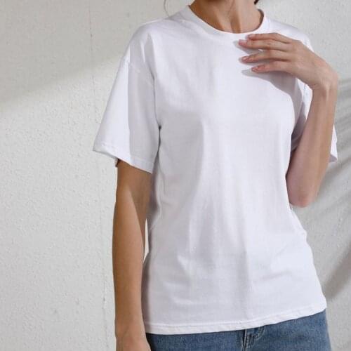 2021 Classic casual and breathable summer fashion womens T-shirt