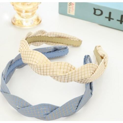 2021 Fashion Weaving Cross Headbands Bezel Turban Winding Hairbands Hair Band Hoops Holder Ornament Hair Accessories