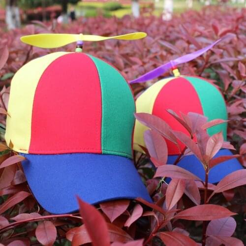 2021 Parent Child Removable Propeller Bamboo Dragonfly Baseball Cap Baby Girl Kids Boy Caps Men Gorras Hombre Hats for Women Hat