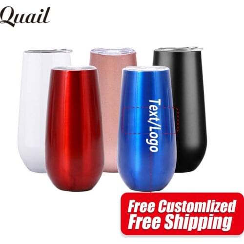 304 Stainless Steel Travel Mug Wine Water Cup Double Wall Vaccum Insulation Egg Style Beer Tea Coffee Drinking Cup Free Shipping