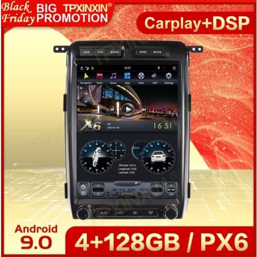 Carplay 2 Din Android 9 Tesla Screen Multimedia Stereo For Ford F150 2009 2010 2011 2012 Navi Radio Viedo Audio Player Head Unit