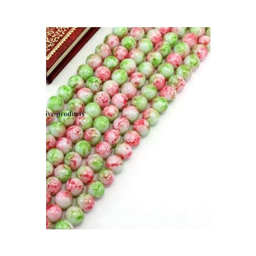 130pcs color Glass Round Beads 6MM DIY Beads For Jewelry bracelet necklace Making Wholesale