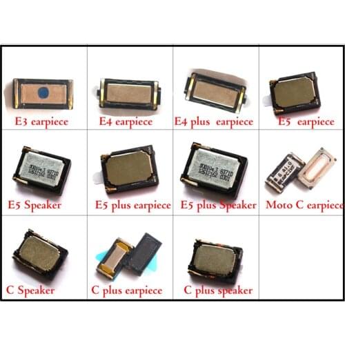 2x earpiece receiver handset Buzzer Ringer Loudspeaker for Motorola Moto E3 power E4 E5 plus C Cplus