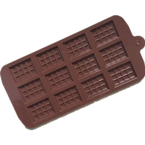 DIY Silicone Chocolate Mold Waffle Pudding Mold Baking Tools Ice Tray Cake Decor Home Kitchen Baking Tool