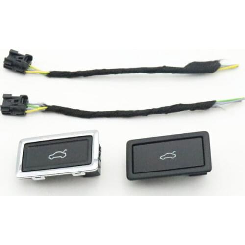 For Audi A4 S4 A6 S6 A7 A8 S8 Q5 Q7 RS4 RS6 For VW Passat Phaeton Auto Rear Trunk Lid Tailgate Door Switch Button