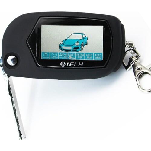 FX-7 Uncut Blade Fob Remote Control Key Chain For KGB FX7 Car Flip Remote Control KGB FX 7 LCD Remote Control For Two Way