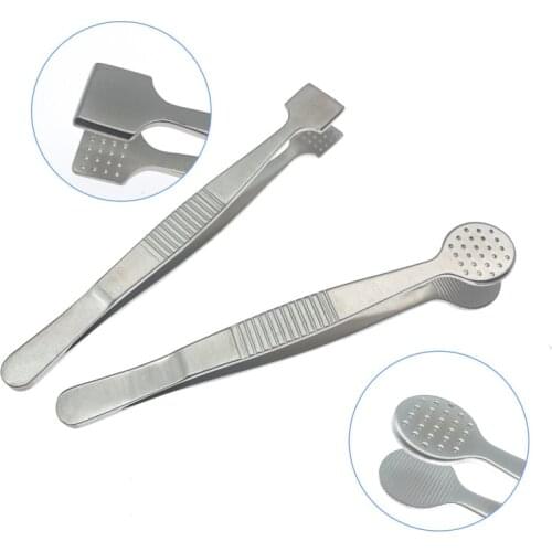 Square /Round Trachoma Forceps Tweezers Cosmetic Plastic Ophthalmic Surgery Instruments Tools