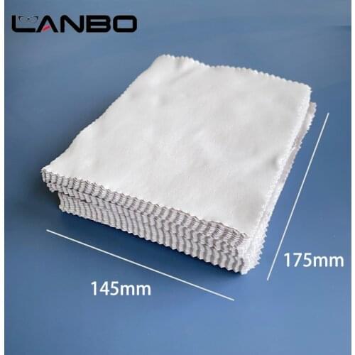 LANBO 100 pcs/lots High quality Glasses Cleaner 145*175mm Microfiber Glasses Cleaning Cloth For Lens Phone Screen Cleaning Wipes