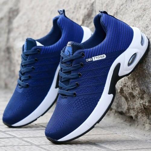 Vulcanized Shoes Mens Sneakers Fashion Summer Air Mesh Breathable Wedges Sneakers For Men Plus Size 38-44