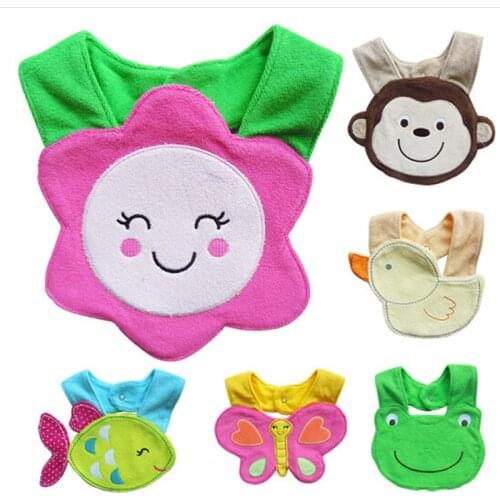 Newborn Baby Bibs Waterproof Bib Bandana Baberos Bibs For Girls Boys Cartoon Bib Infant Burp Feeding Clothing for 0-3 Years
