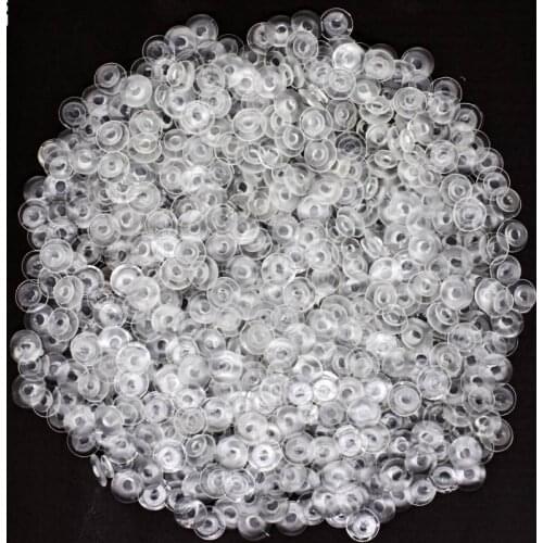 Wholesale Transparent Buttons Plastic Accessory Fit Clogs Sandals Charms Lightweight School DIY Decorations