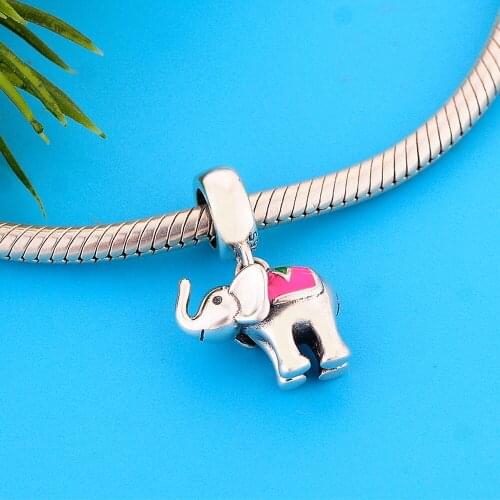 Berloque Animal Pendant Charm fit Silver Bracelet Necklace Jewelry Fashion Sterling Silver 925 Beads for Family Gift