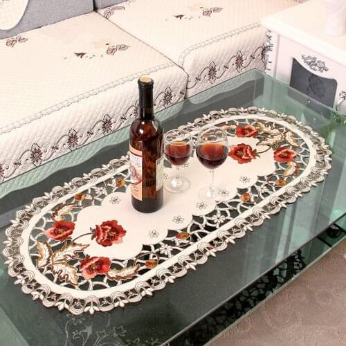 TUEDIO Satin Tablecloths On The Table
