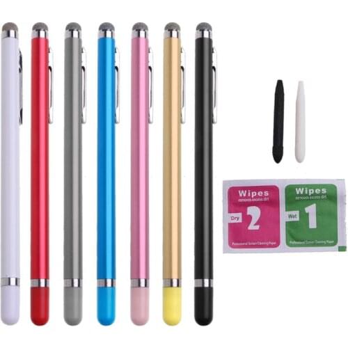 High-Sensivity Capacitive Stylus Dual-tip Universal Touchscreen Pen Drawing Pen