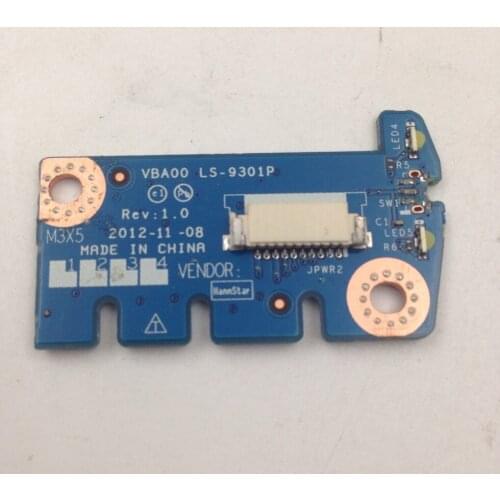 WZSM original for Lenovo IdeaCentre C540 Power Button Board LS-9301P