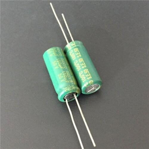 10pcs 150uF 50V Sanyo AX series 8x20mm 50V150uF Low Impedance Long Life Electrolytic Capacitor