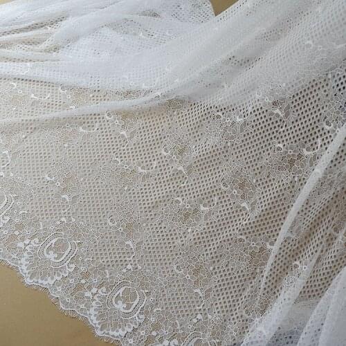 150cm x 300cm african lace fabric eyelash lace wedding dress craft lace applique