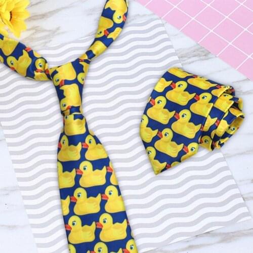 2021 Stylish Ducky Tie Creative Cartoon Dry Quickly Polyester Comfortable Cosplay Bow Tie Suitable for many Occasions