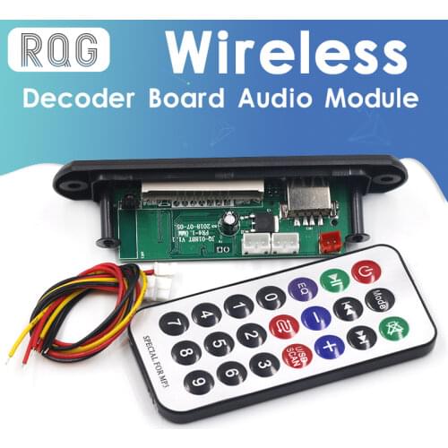 Wireless MP3 WMA Decoder Board Remote Control Player 12V Bluetooth 5.0 USB FM AUX TF SD Card Module Car Radio MP3 Speaker