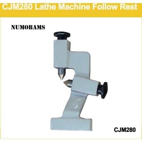 NUMOBAMS CJM280 Lathe Machine Follow Rest Metal Center Frame Tool Holder