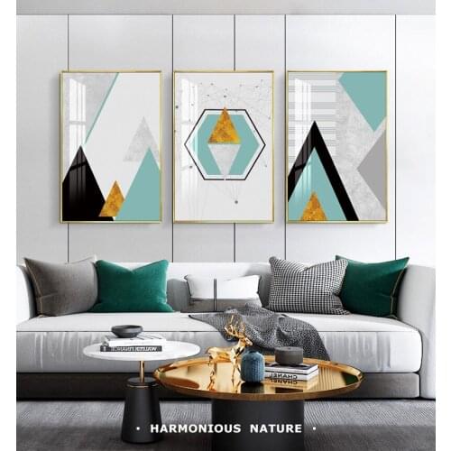 Geometry Abstract Shape Poster Nordic Canvas Print Minimalist Art Painting Contemporary Gallery Wall Picture Modern Home Decor