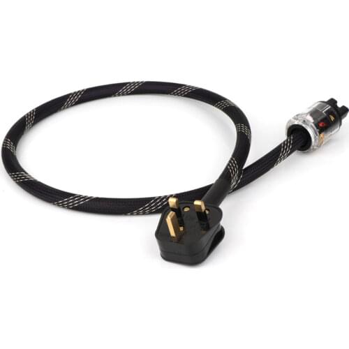 HIFI AC-313CU OFC copper UK Power Cable UK Mains Lead For AMP CD player Audio Visual & Hi-Fi Equipment
