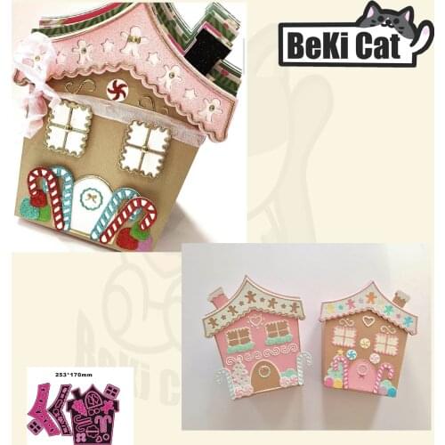 Ginger bread house cutting die file Original Stencils for DIY Scrapbooking photo album Decorative DIY Paper Cards