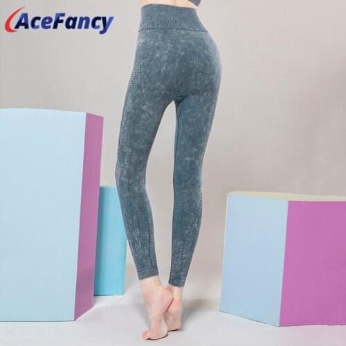Women High Waist Yoga Leggings Energy Seamless Leggings Super Stretchy Sport Leggings Women Tummy Control Yoga Pants T8807