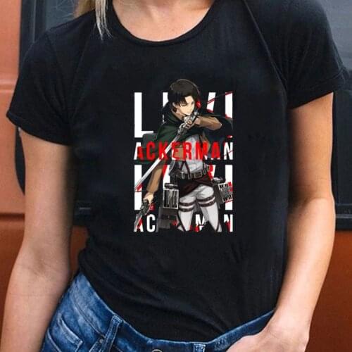 2021 Hot Japanese Anime T Shirt Attack on Titan The Final Season Lvei Aekeman T-shirt Cartoon Titans Attack Graphic Tees