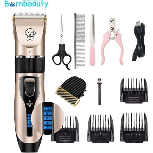 Dog Clipper Pet Hair Grooming Machine Cordless Rechargeable Hairdresser Shearing for Pet Cat Dog Rabbit Animals Hair Cutter Kit