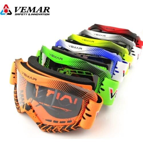Vemar Motorcycle Glasses Windproof Motocross Goggles Kids Ski Goggle Moto MX Goggles Motorbike Dirt Bike Eyewear For Children