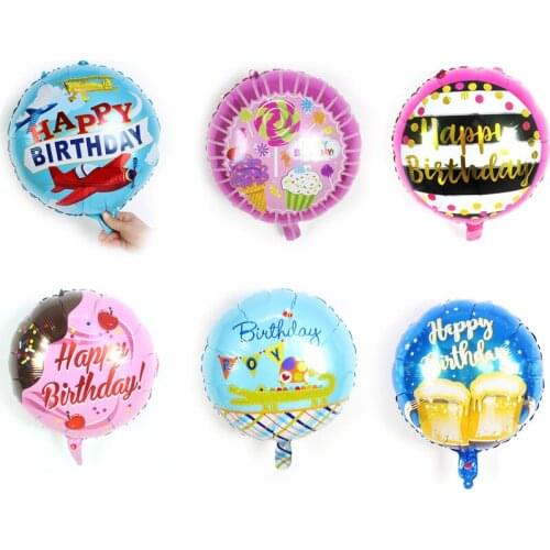 Cartoon toy 18 inch birthday balloon children cartoon floating air balloon birthday party decoration balloon wholesale