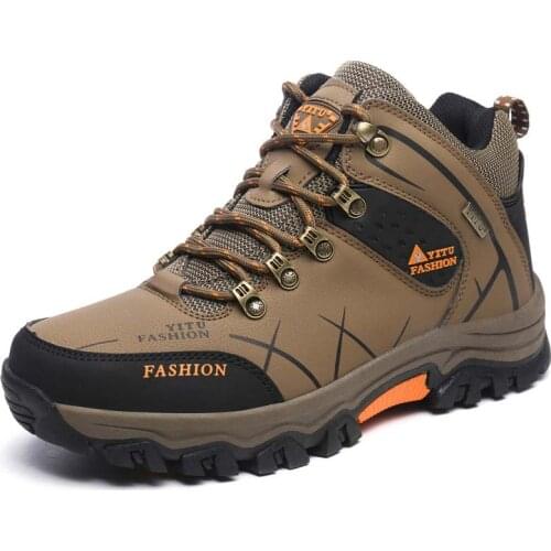 Shoes Men 2021 Fashion Winter Sneakers Men Hiking Shoes Plus Size Mountain Waterproof Climbing Trekking Shoes Men Sports Shoes